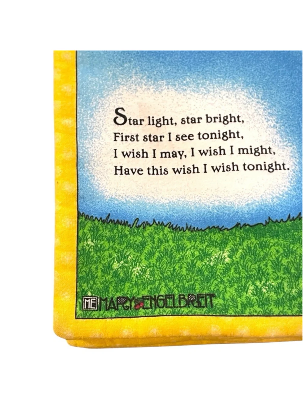 Mary Engelbreit Mother Goose Volume 1 Soft Fabric Cloth Book Baby Toddler